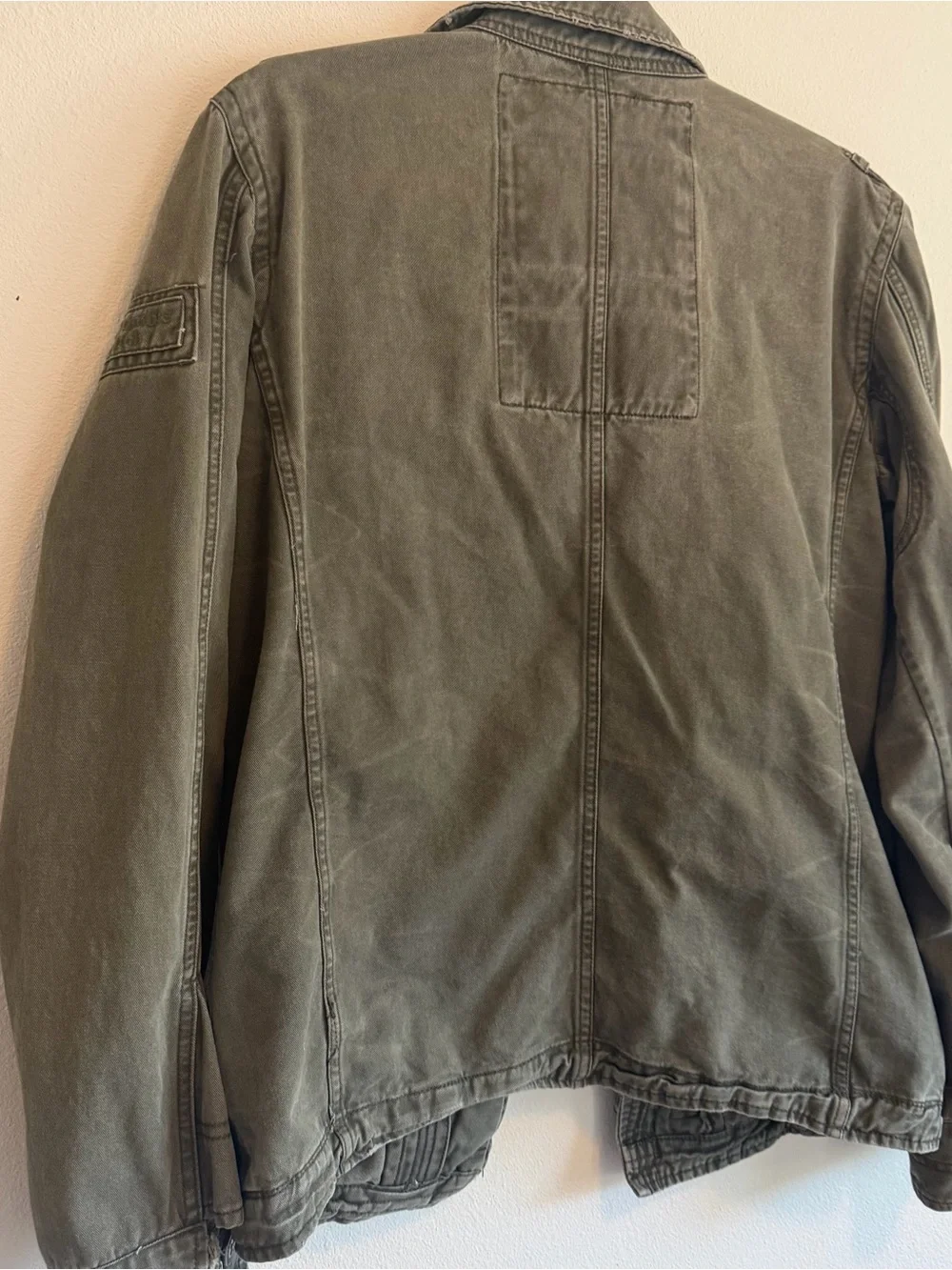 Abercrombie & Fitch Men's Sentinel Jacket Olive Green, Vintage Size Small